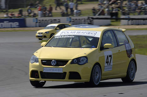 Brian Mikkelsen var glædeligt overrasket over mødet med Volkswagen Polo Cuppen i søndags.